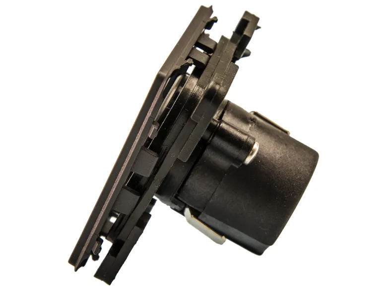 BBA 12 volt contactdoos - black