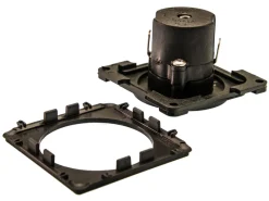 BBA 12 volt contactdoos - black