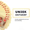 2BEFUN Waterdichte Speelkaarten - Gold