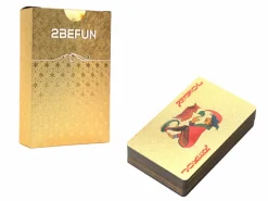 2BEFUN Waterdichte Speelkaarten - Gold