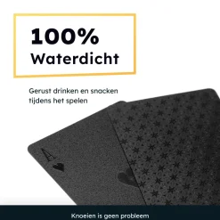 2BEFUN Waterdichte Speelkaarten - Black