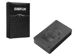 2BEFUN Waterdichte Speelkaarten - Black