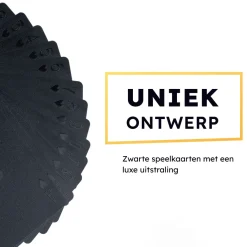 2BEFUN Waterdichte Speelkaarten - Black