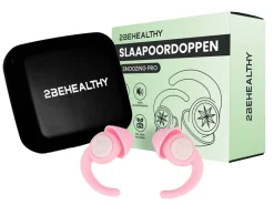 2BEHEALTHY 2-paar slaapoordoppen - Pink