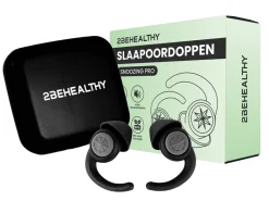 2BEHEALTHY 2-paar slaapoordoppen - Black