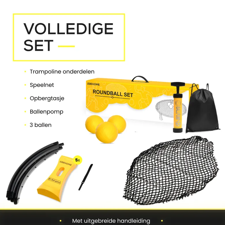 2BEHOME Spikeball Roundnet set - Yellow