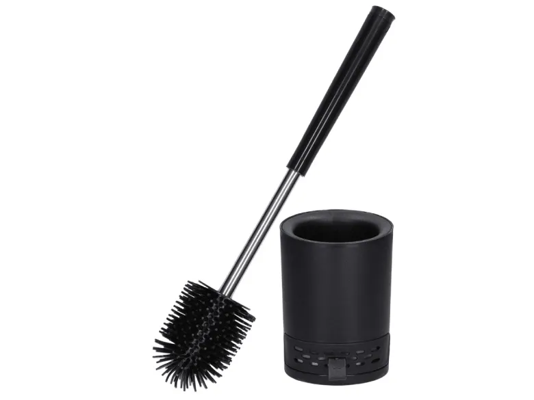 2BEHOME Wc borstel met houder - Black