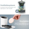 2BEHOME Wc borstel met houder - White