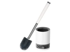 2BEHOME Wc borstel met houder - White