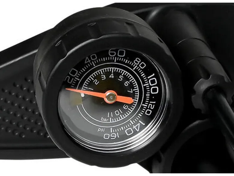 Benson fietspomp met manometer