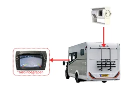 BergGPS Camper dubbele achteruitrijcamera