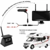 BergGPS Draadloze Magnetische solar camera met 7.2 inch display
