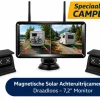 BergGPS Dubbele Magnetische solar camera met 7.2 inch display