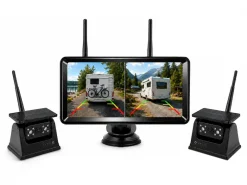 BergGPS Dubbele Magnetische solar camera met 7.2 inch display
