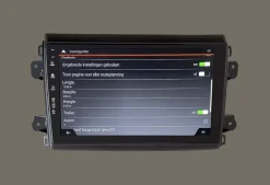 BergGPS FD-9000-F8 - 9-inch Fiat Ducato Radio camper navigatie