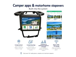 BergGPS FD-9000 9-inch Fiat Ducato Radio camper navigatie