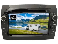BergGPS Fiat Ducato DAB+ Radio camper navigatie met Carplay