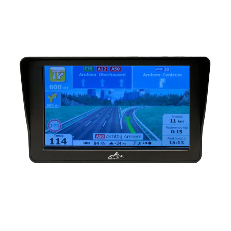 BergGPS 7-inch camper navigatie
