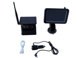 BergGPS Magnetische solar camera met 5 inch display