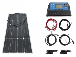 Bergproducts 100 watt flexibel zonnepaneelset