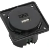 Berker integro USB A/C inbouwdoos - anthracite