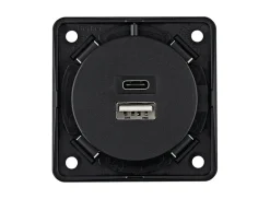 Berker integro USB A/C inbouwdoos - anthracite