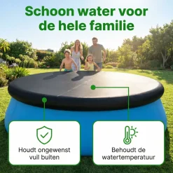 Bestway ø244 cm afdekzeil - Black
