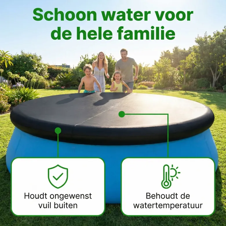 Bestway ø244 cm afdekzeil - Black