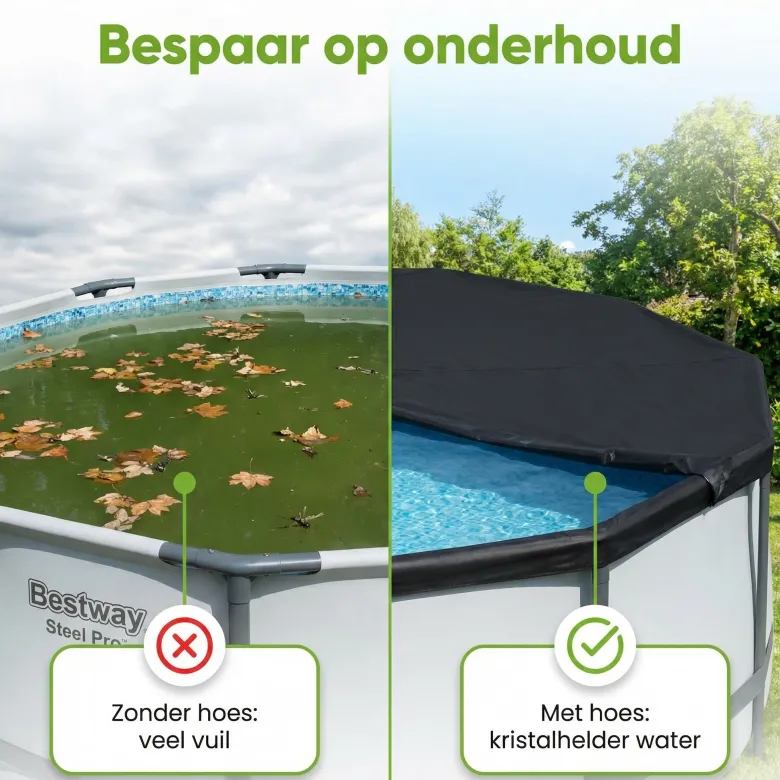 Bestway ø366cm afdekzeil - Black