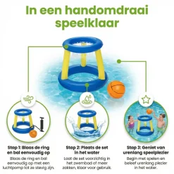 Bestway drijvend basketbalnet