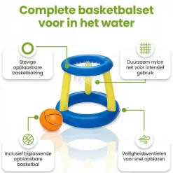 Bestway drijvend basketbalnet