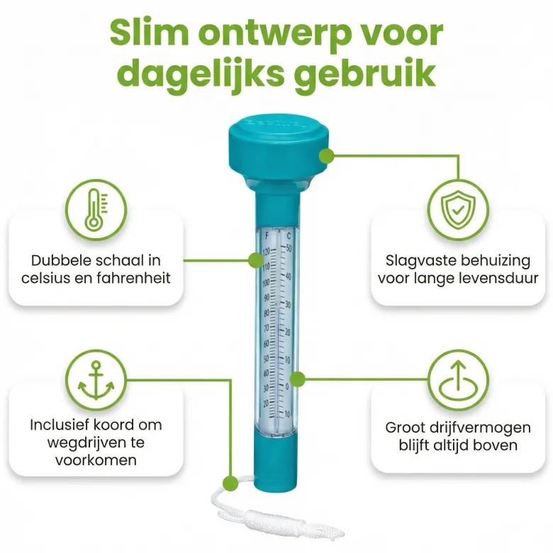 Bestway drijvende zwembadthermometer