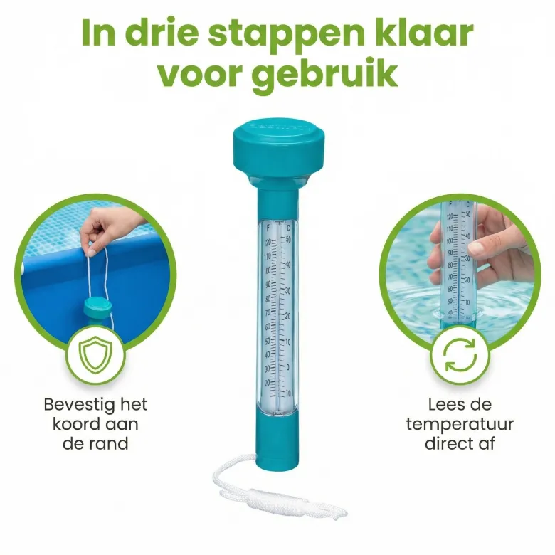 Bestway drijvende zwembadthermometer