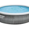 Bestway Fast Set Ø457 cm rotan zwembad met pomp en trap
