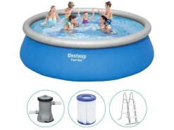 Bestway Fast Set Ø457 cm zwembad met pomp en trap