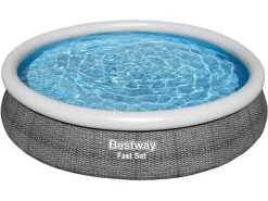 Bestway Fast Set Rotan zwembad set met filterpomp