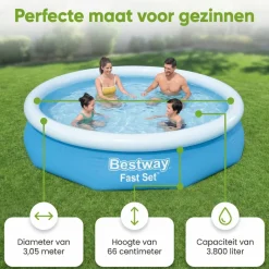 Bestway fast set 305x66cm zwembad