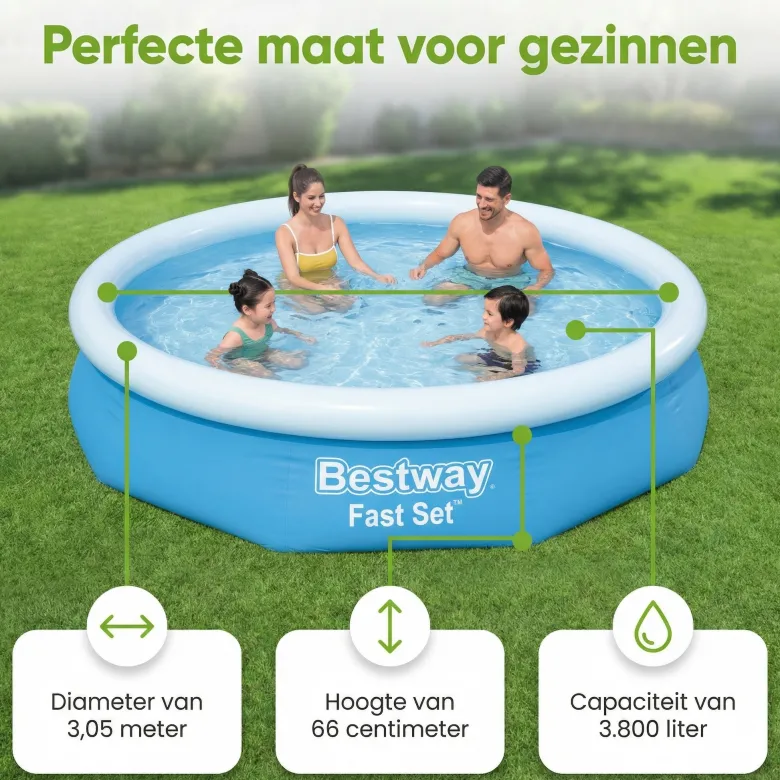 Bestway fast set 305x66cm zwembad