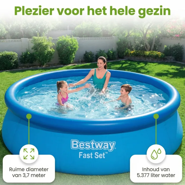 Bestway fast set 366x76cm zwembad