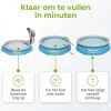 Bestway Fast Set 457x107cm Zwembad – 4-delig