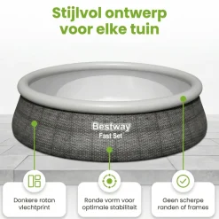 Bestway Fast Set 457x107cm Zwembad – 4-delig