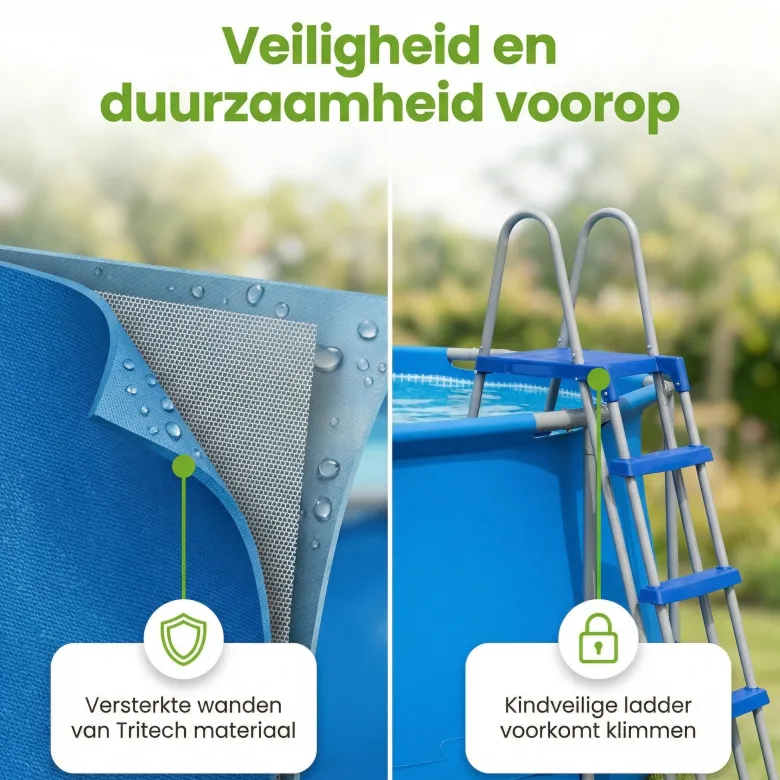 Bestway fast set 457x122cm zwembad – 4-delig