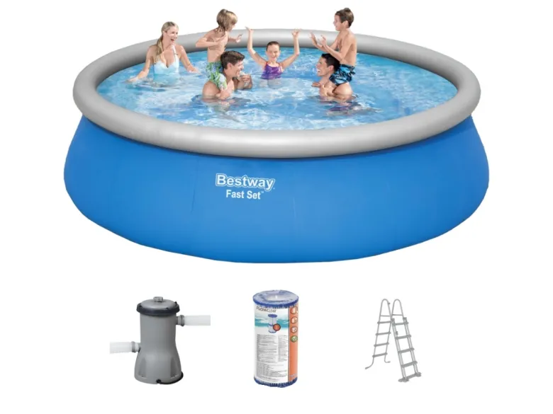 Bestway fast set 457x122cm zwembad – 4-delig