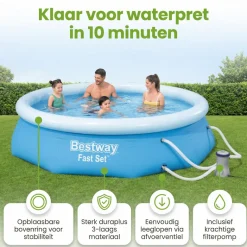 Bestway fast set 305x66cm zwembad – 3-delig