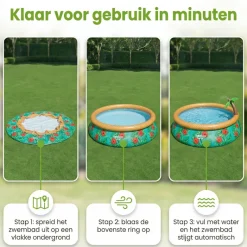 Bestway Fast Set 457x84cm Zwembad – 3-delig