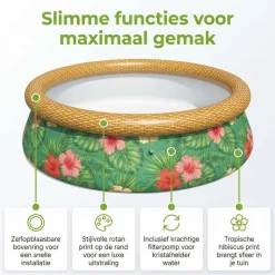 Bestway Fast Set 457x84cm Zwembad – 3-delig