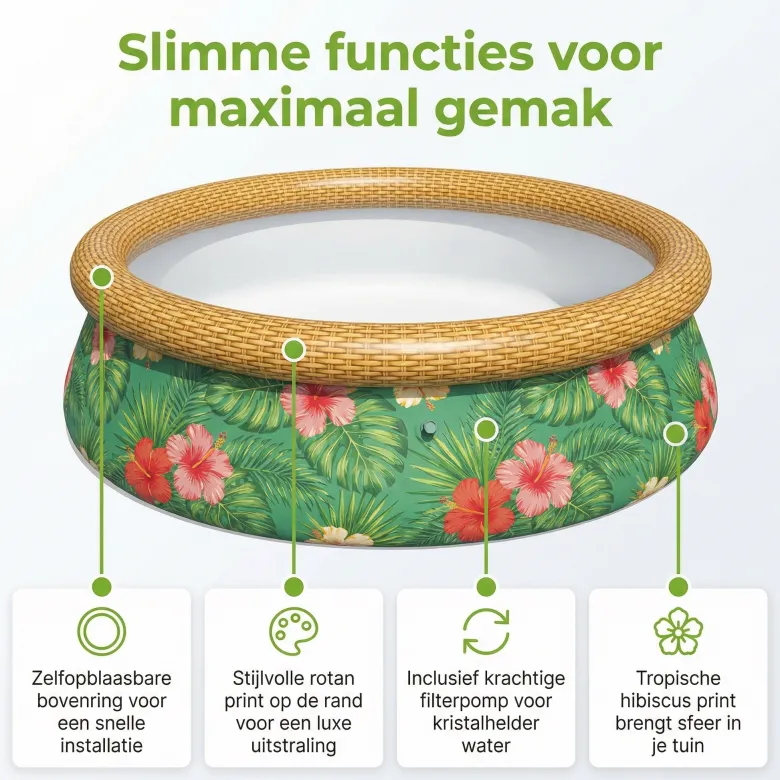 Bestway Fast Set 457x84cm Zwembad – 3-delig