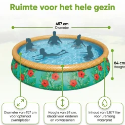 Bestway Fast Set 457x84cm Zwembad – 3-delig