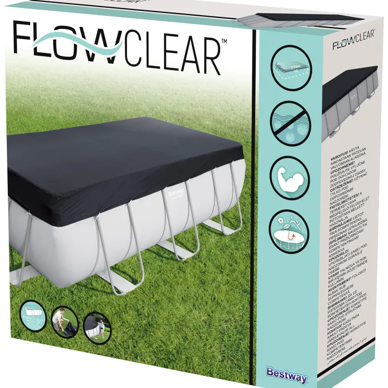 Bestway Flowclear 404 cm zwembad afdekhoes