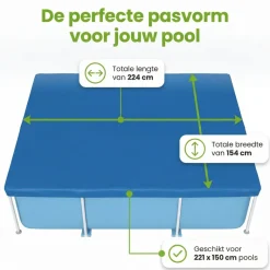 Bestway Frame afdekzeil - 221 x 150 cm